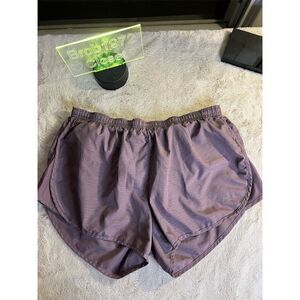 Nike Women's Dri-FIT Running Shorts Purple Size L Athletic Activewear
